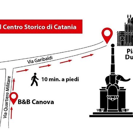 B&B Canova Catânia Exterior foto